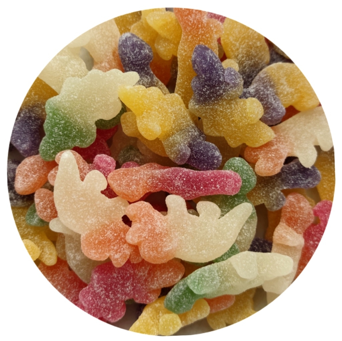 Haribo Saurier Sauer - Fruchtgummi mit saurem Geschmack Haribo Saurier Sauer - Fruchtgummi mit saurem Geschmack